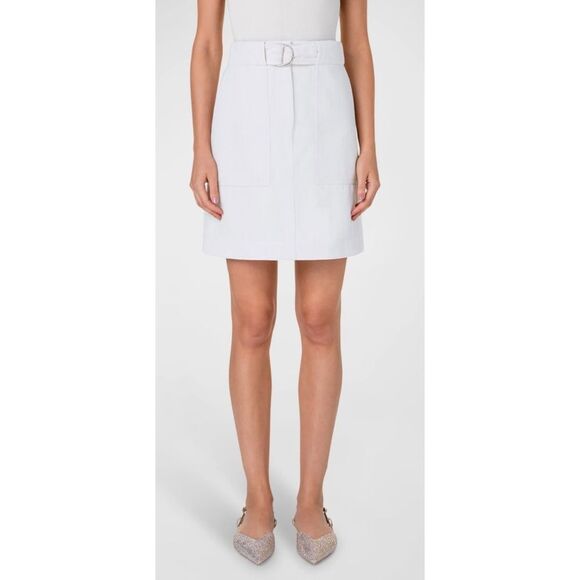 Akris Punto Dresses & Skirts - AKRIS Punto denim A line belted skirt